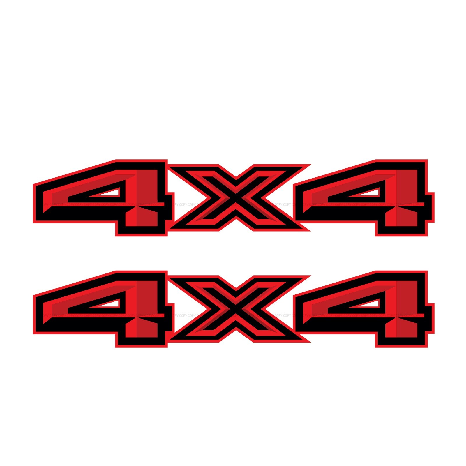 4x4 Off Road Decals F250 Super Duty bed bedside truck F150