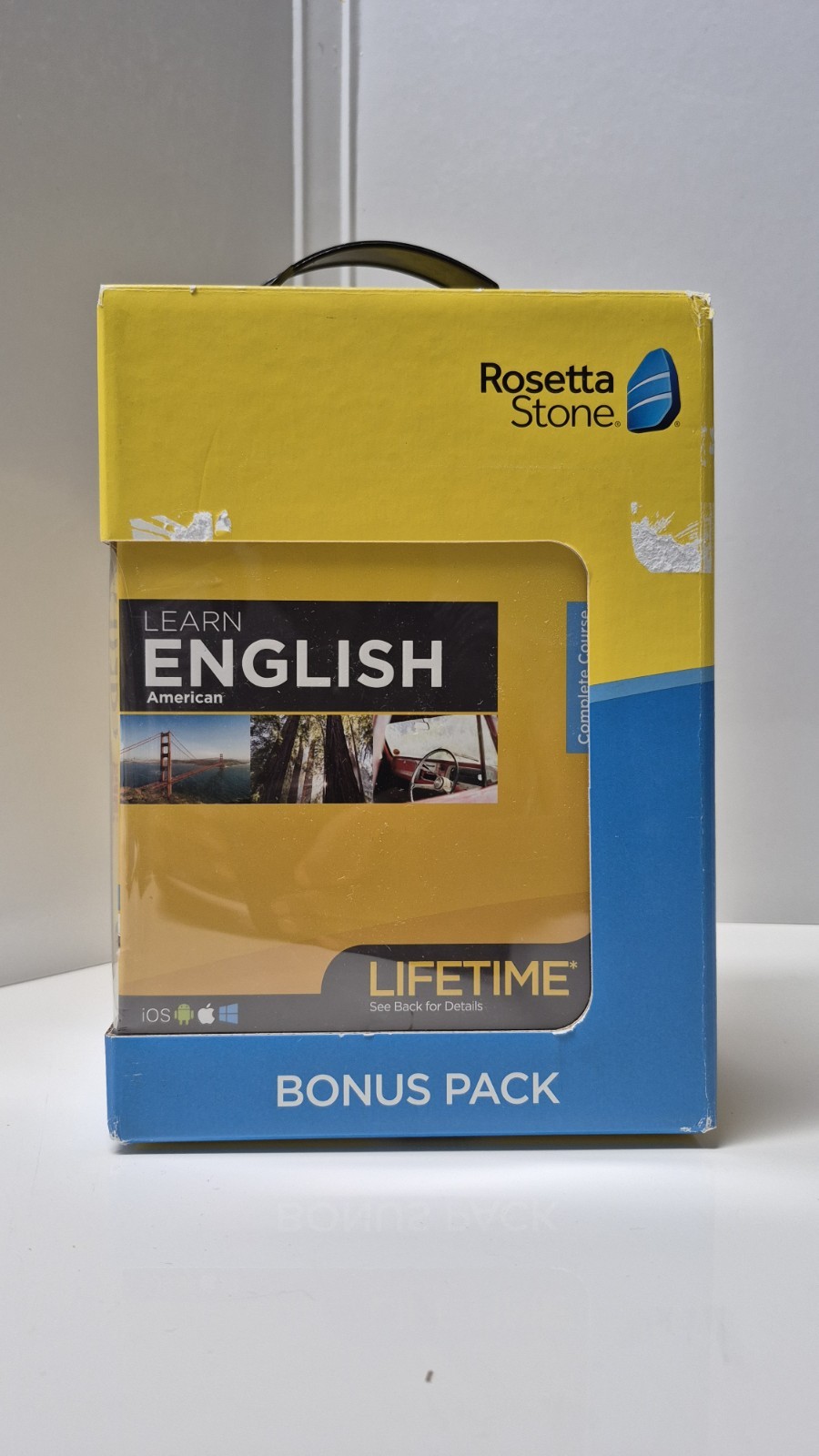 Rosetta Stone LEARN ENGLISH  American LIFETIME Bonus Pack New Open Box