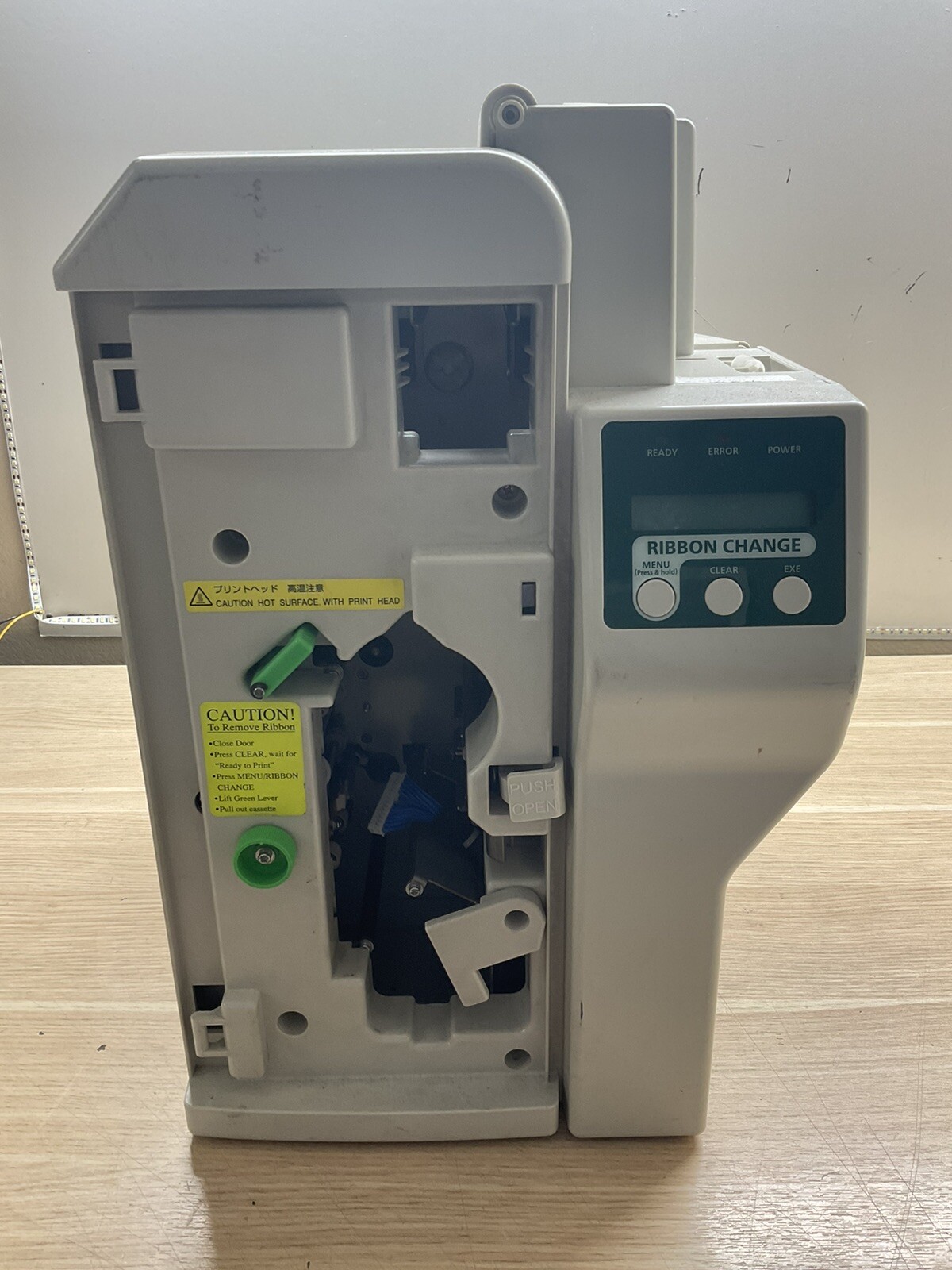 NISCA PR5350 DUAL-SIDED ID CARD PRINTER/ For Parts / Error Code / JUA524