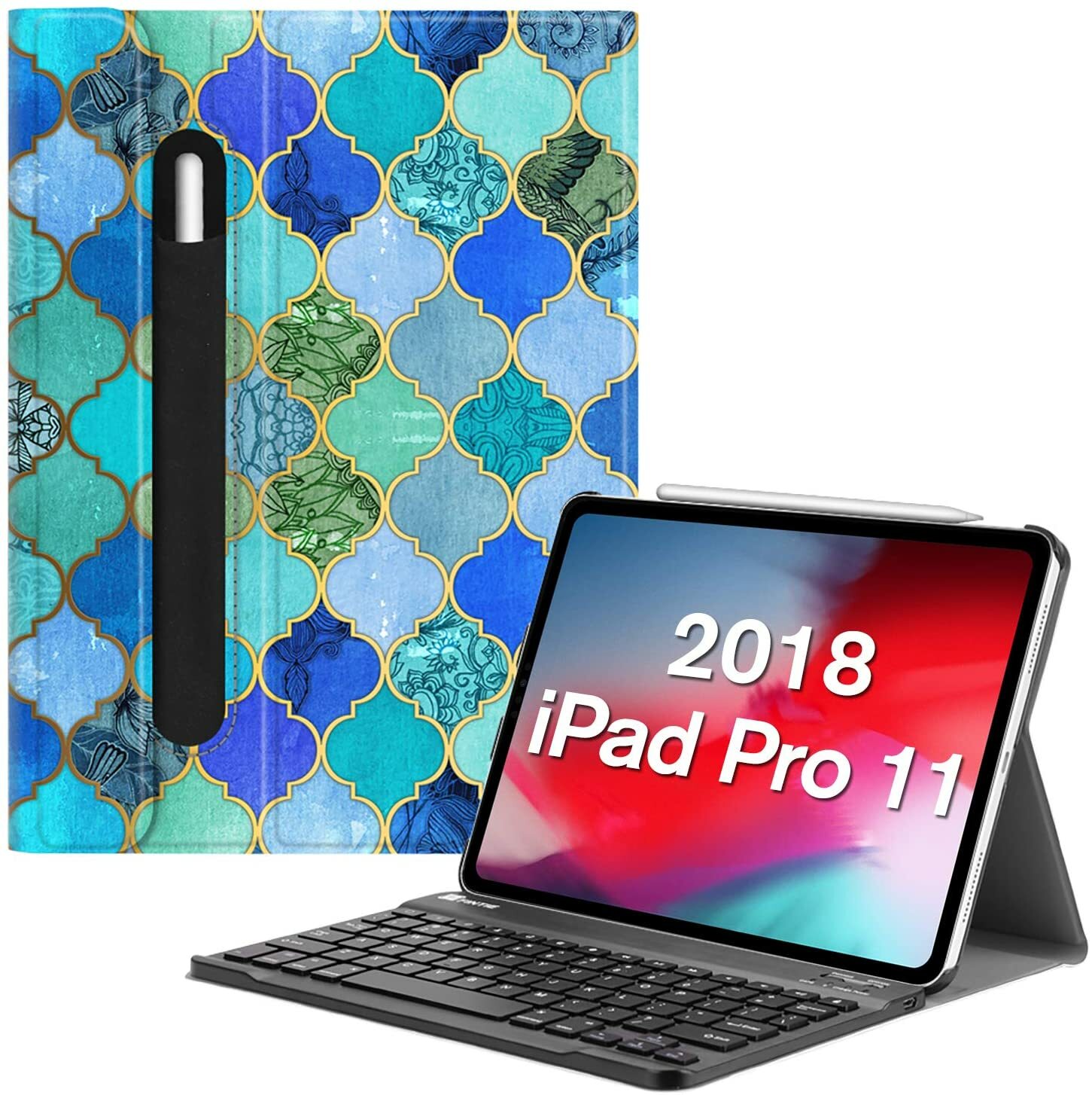 Bluetooth Keyboard Case For iPad Pro 11 inch 2018 A1980 A2013 Slim Cover Stand 