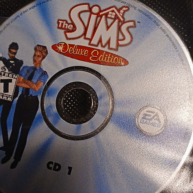 EA GAMES The Sims Deluxe Edition PC Video Game CD Set - Disc 1 & 2