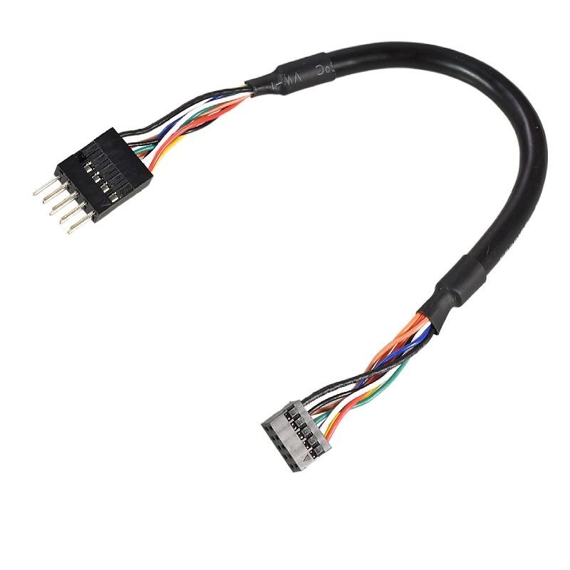 Dupont 2.0 to 2.54 9Pin USB Adapter Cable for Industrial Motherboard Header 0.2m