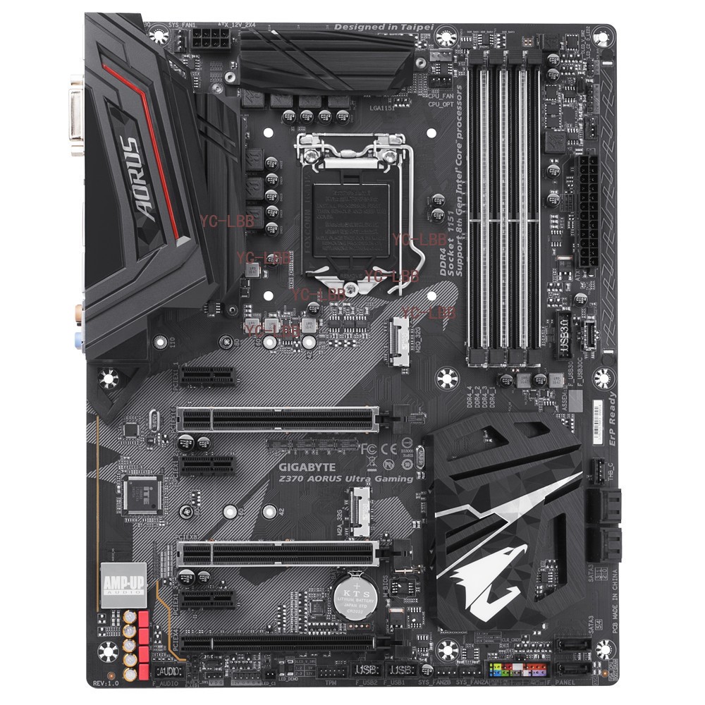 FOR Gigabyte Z370 AORUS Ultra Gaming DVI-D LGA1151 8th Gen Motherboard Test OK