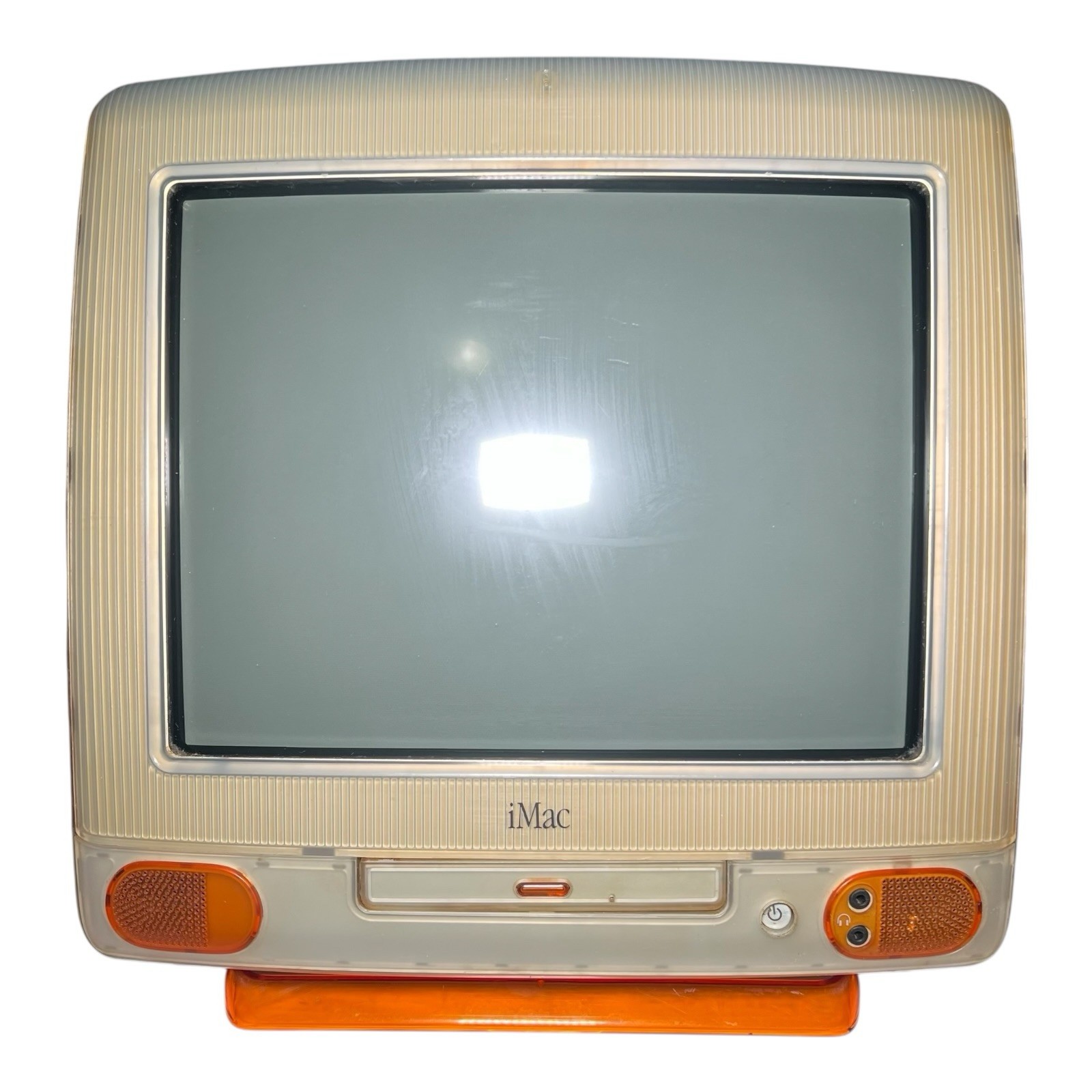 Apple iMac G3 M4984 Tangerine 333MHz Vintage 1999 Desktop For Parts Repair