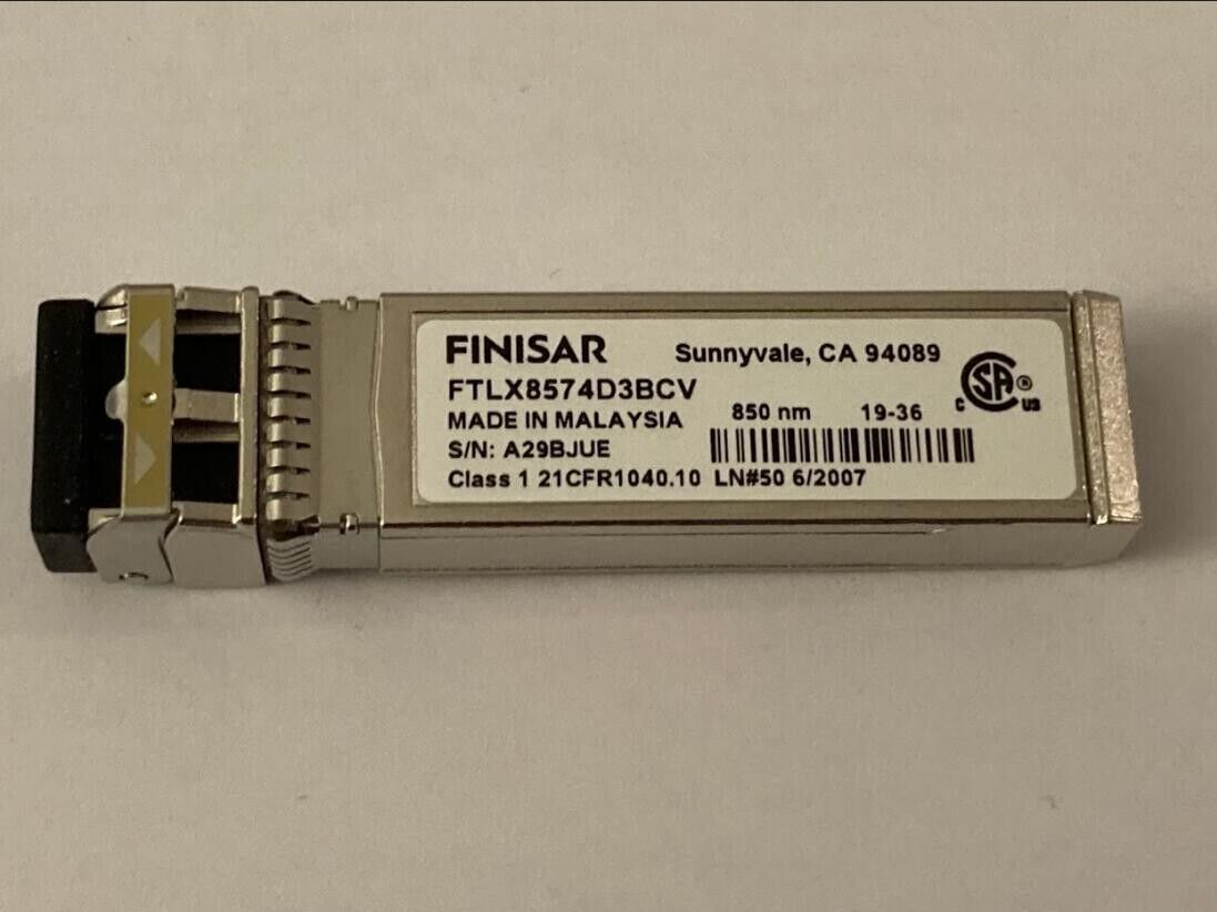 FTLX8574D3BCV FINISAR 10GB SFP+ SR Transceiver