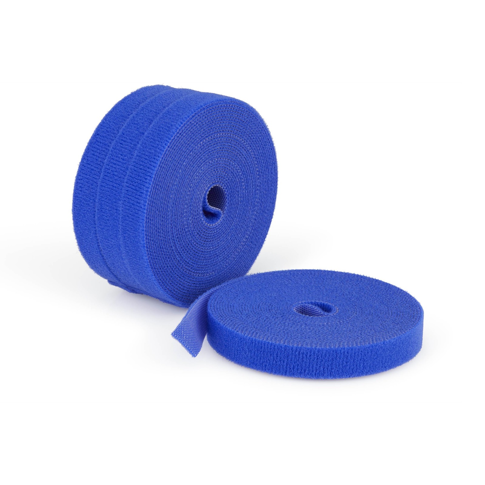 StarTech HKLP1505BL4PK 15ft Hook Loop Cable Ties Blue 4-Pack