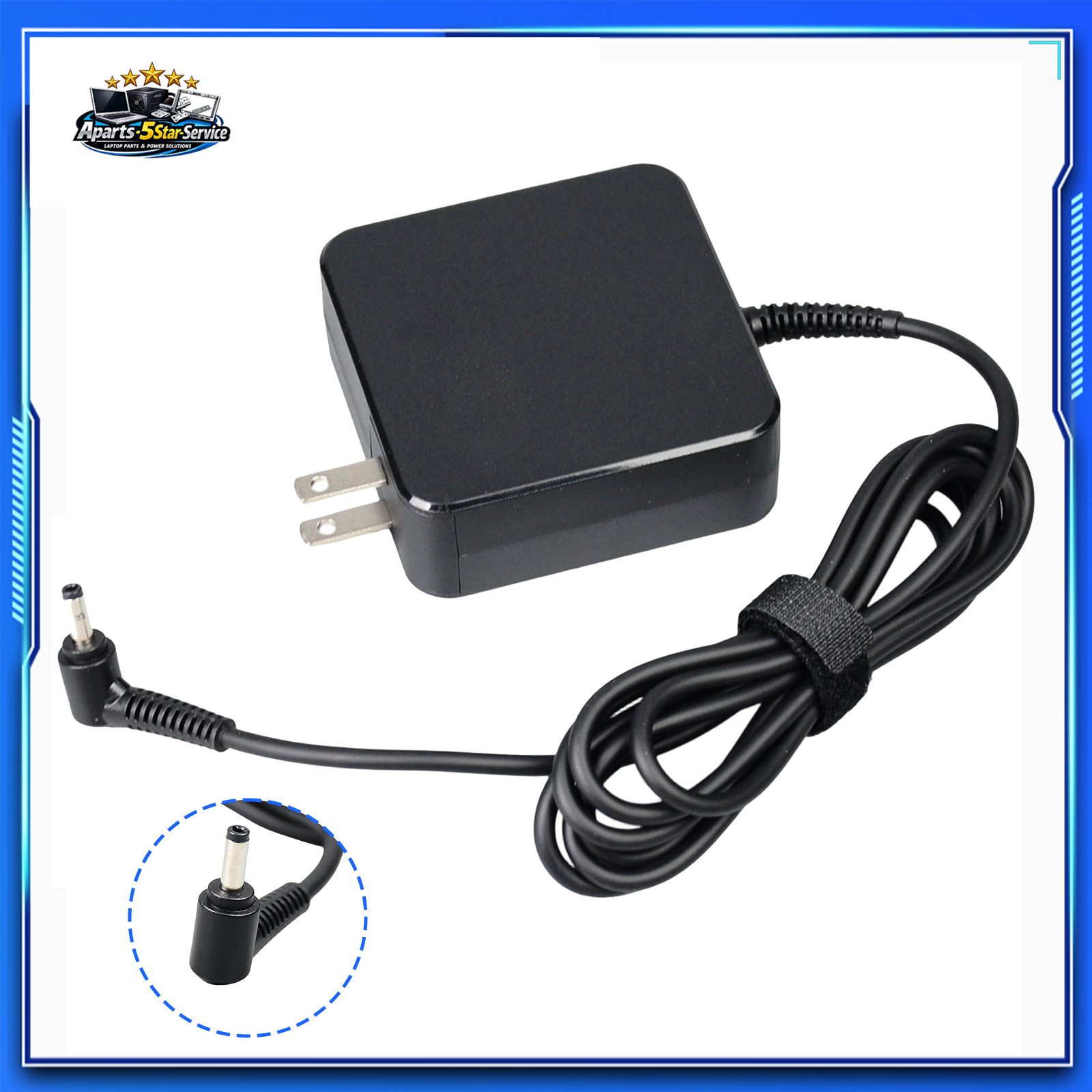 65W AC Adapter for Lenovo IdeaPad 110 310 710 4.0x1.7mm ADLX65CLGU2A US Charger