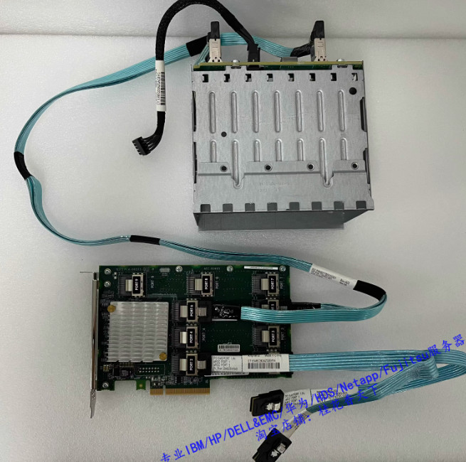 HP 380G10 876907-001 727252-002 SAS 871388-001 HDD CAGE+EXPANSION CARD+CABLES