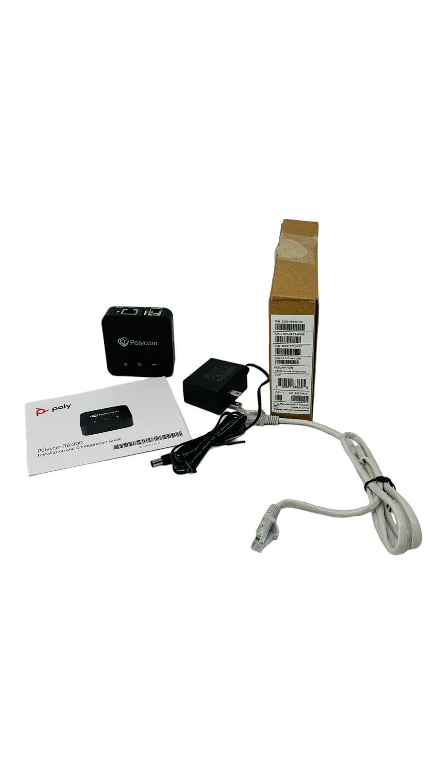 Polycom OBi300 2200-49530-001 OBI 310 Voice Adapter USB FXS SIP GV NA