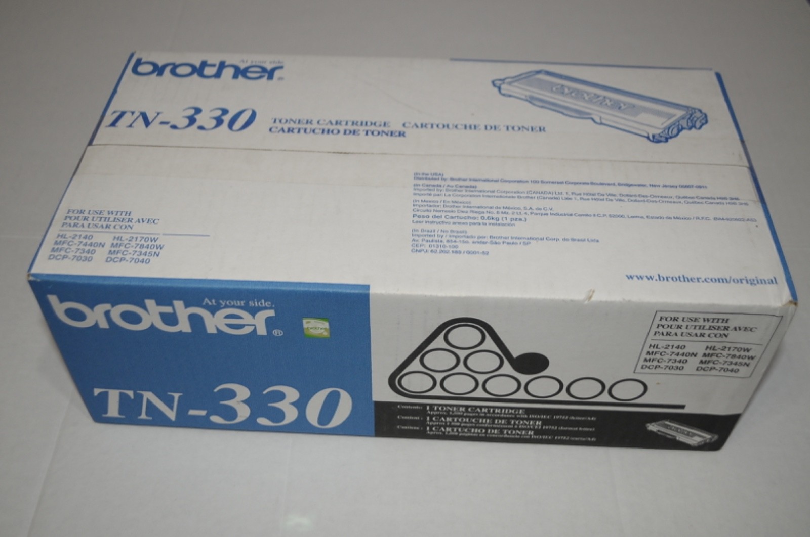 Brother TN-330 Black Toner Cartridge - SEALED - GENUINE - OEM