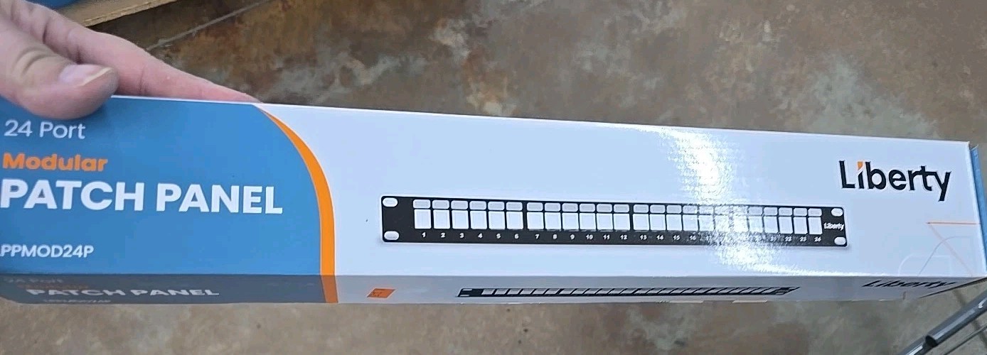  24 Port Blank Patch Panel - 1U Lppmod24p Liberty 