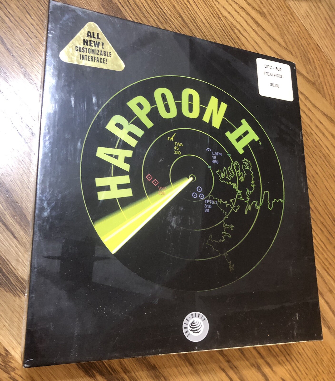 Harpoon II 2 MAC CD command naval & air force battle war combat strategy game