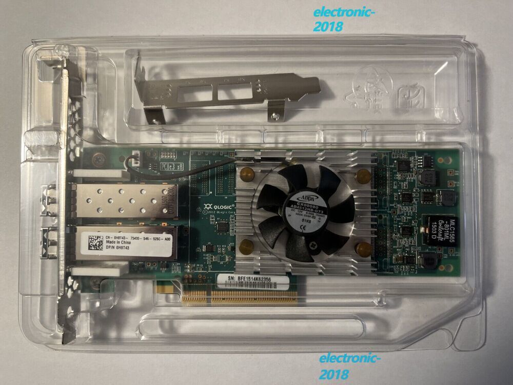 QLE2662-DELL QLOGIC SANBLADE 16GB FC DUAL PORT PCIE HBA 7JKH4 07JKH4