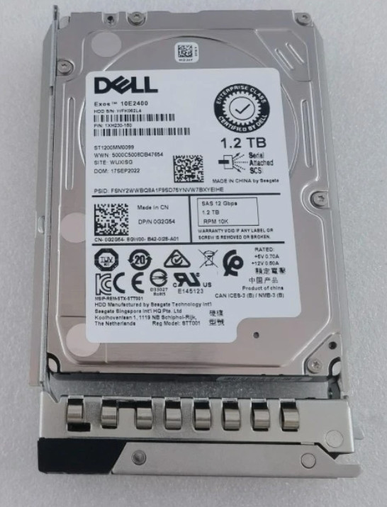 FOR Dell 0G2G54 ST1200MM0099 2.5" 1.2TB SAS 10K 12GB Server Hard Drive.
