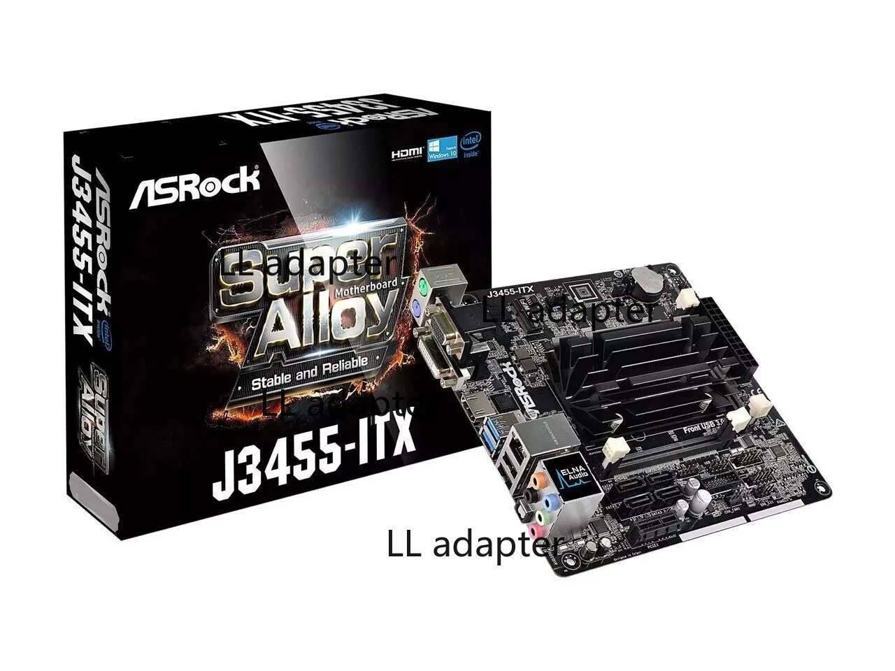 ASRock J3455-ITX Intel Quad-Core Processor J3455 (2.3GHz) Mini ITX Motherboard