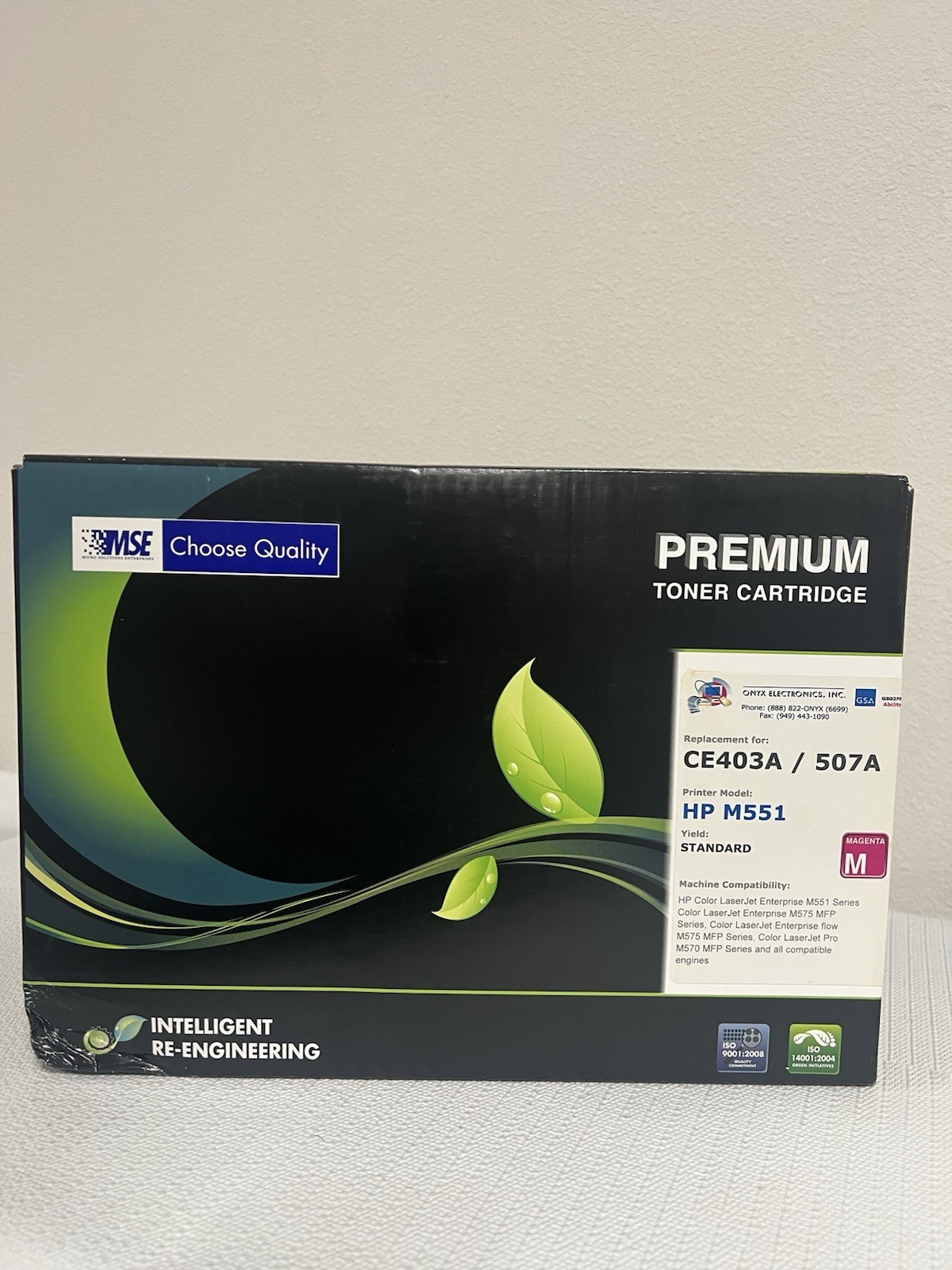 MSE Premium Toner CE403A / 507A  HP M551 New/Sealed - Magenta