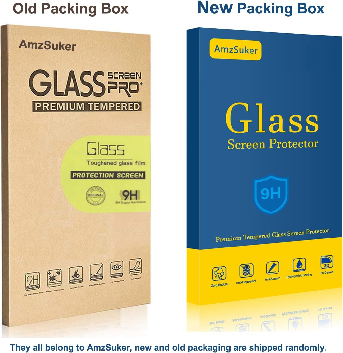 2-Pack Galaxy S9 Privacy Tempered Glass Anti-Spy Screen Protector 9H Hardness