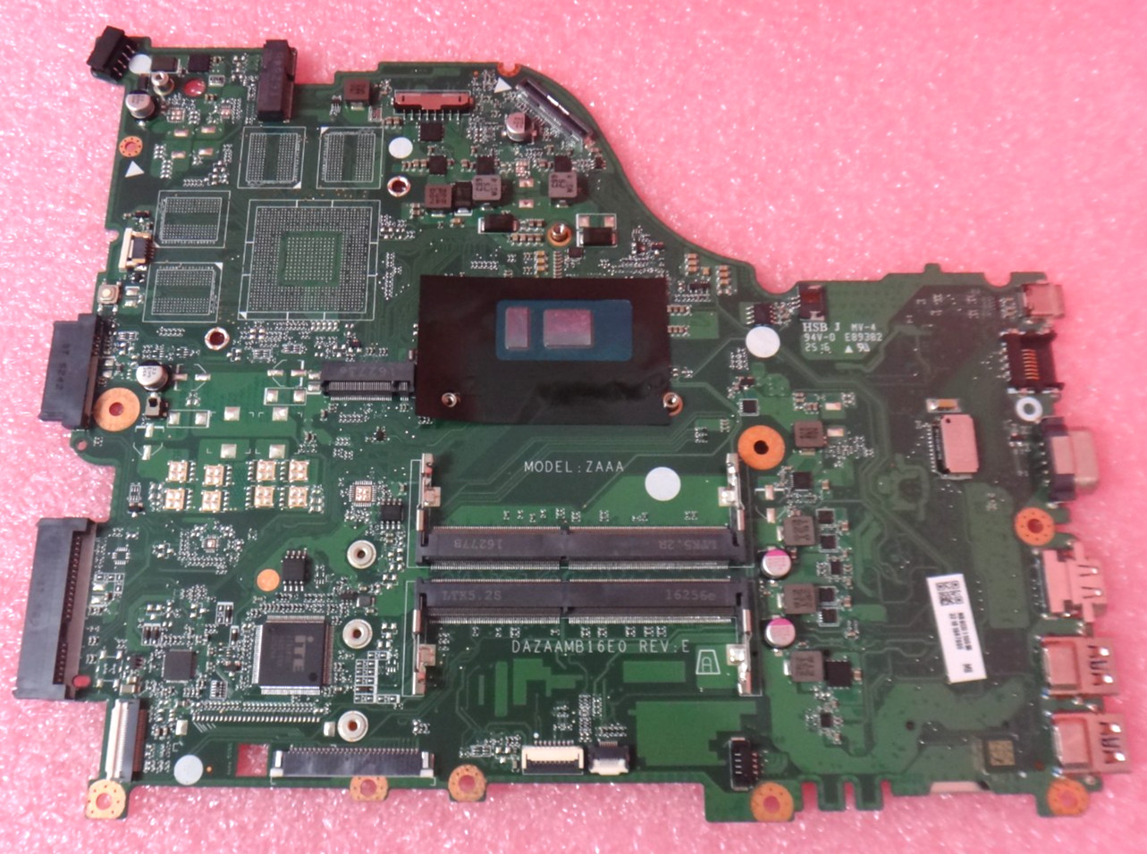 Genuine Acer Aspire E5-575 i3-7100U Motherboard NB.GD311.009 DAZAAMB16E0