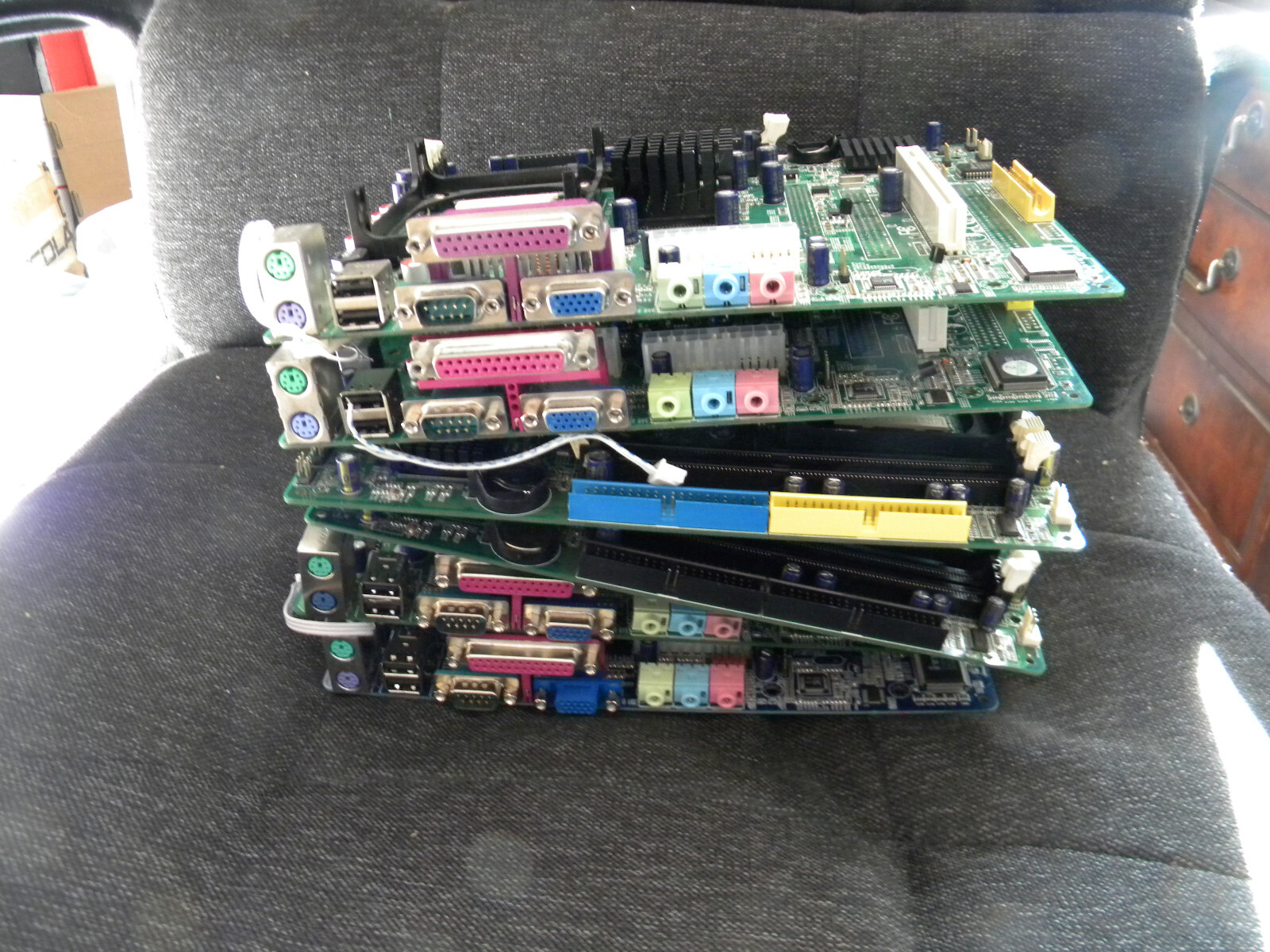 Six Asus P4S533-MX SIS651 Socket-478 UDMA133 Micro-ATX Motherboard (SIS650GX)