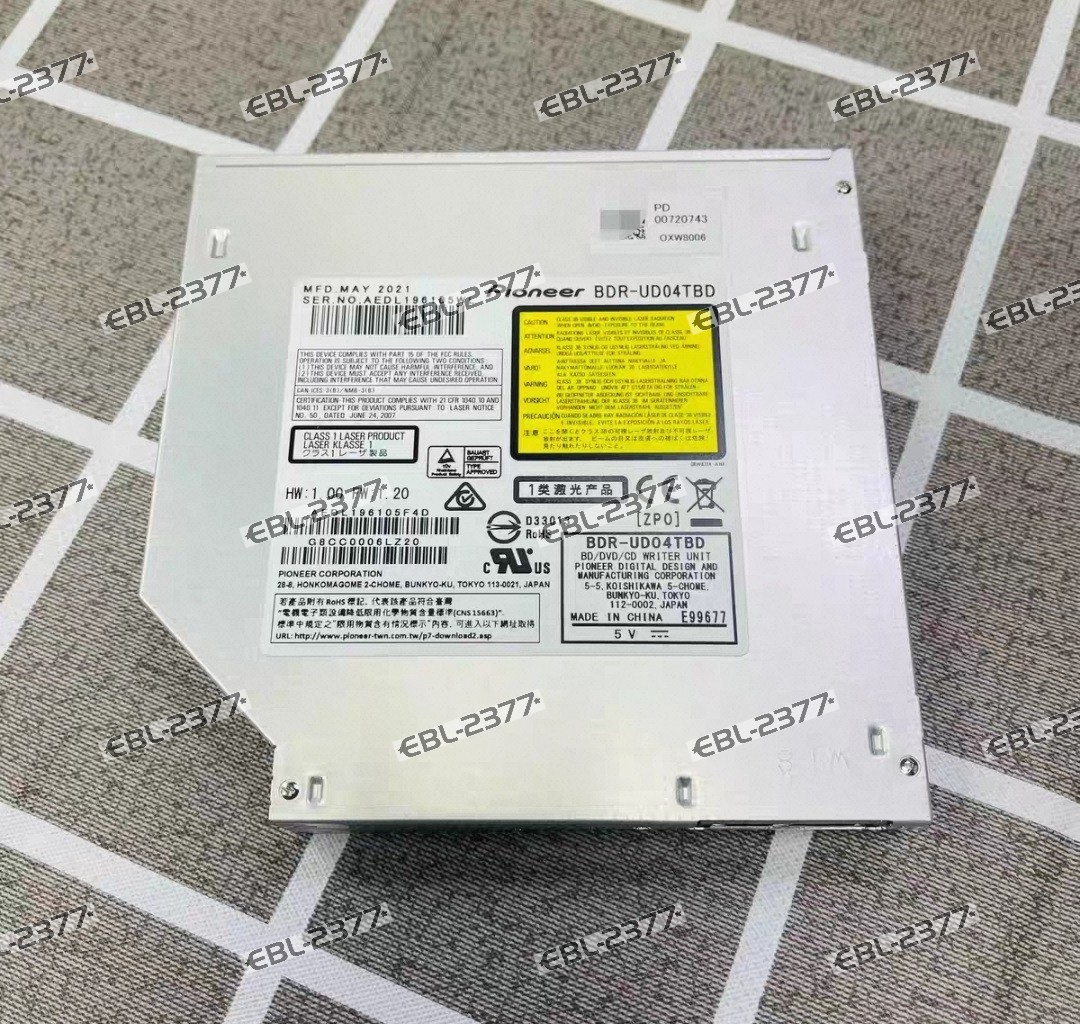 Pioneer Ultra-thin Blu-ray Drive BDR-UD04 BDR-UD04TBD with Genuine Readable4K
