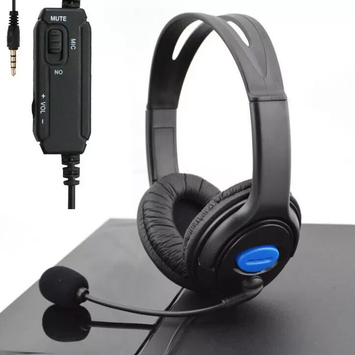 Audifonos Gamer con Microfono Para PS4 PC Conector 3.5 mm Auriculares con Cable
