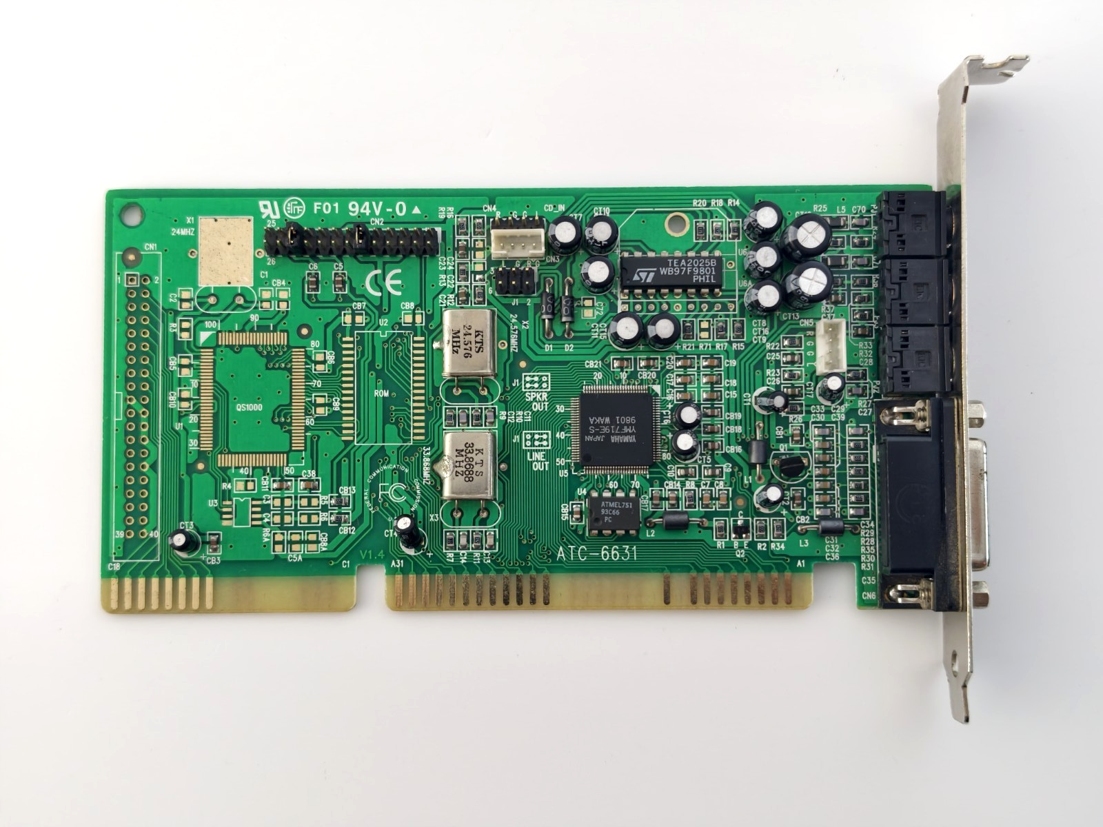 Vintage Atrend ATC-6631 Yamaha OPL 16 Bit ISA Sound Card