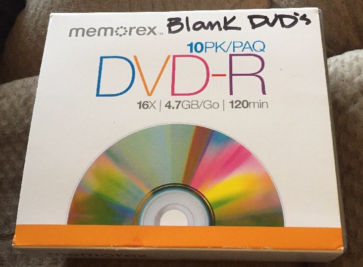 Memorex - 16x DVD-R Discs (10 Pack)  120 Minutes 4.7GB