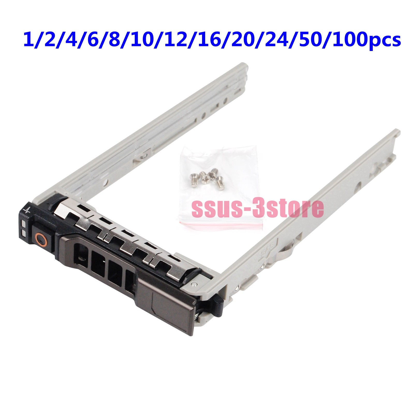 2.5" SFF SAS SATA Hard Drive Tray Caddy For Dell PowerEdge 11th 12th 13th 0G176J