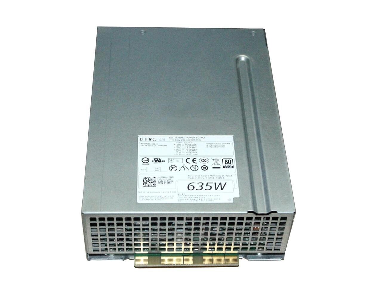 Dell NVC7F 0NVC7F, CN-0NVC7F  D635EF-00  635W Power Supply Precision T3600 USA