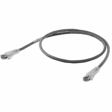 Hubbell Premise Wiring Hc6gy07 Patch Cord, Cat 6, Clear Boot, Gray, 7.0 Ft.