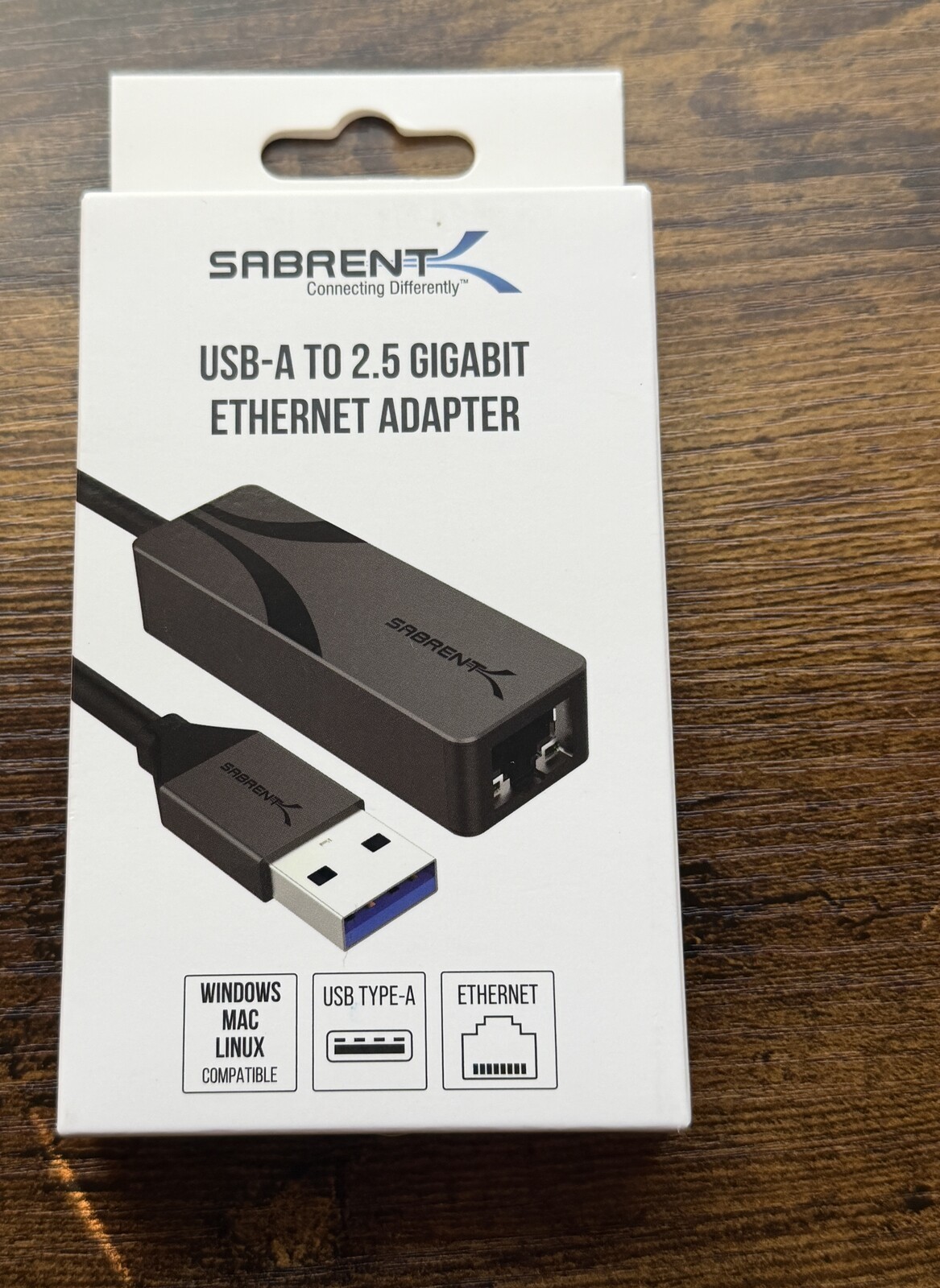Sabrent NT-UA25 USB 3.0 to 2.5 Gigabit Ethernet Adapter 2.5GbE RJ45 - NEW in Box