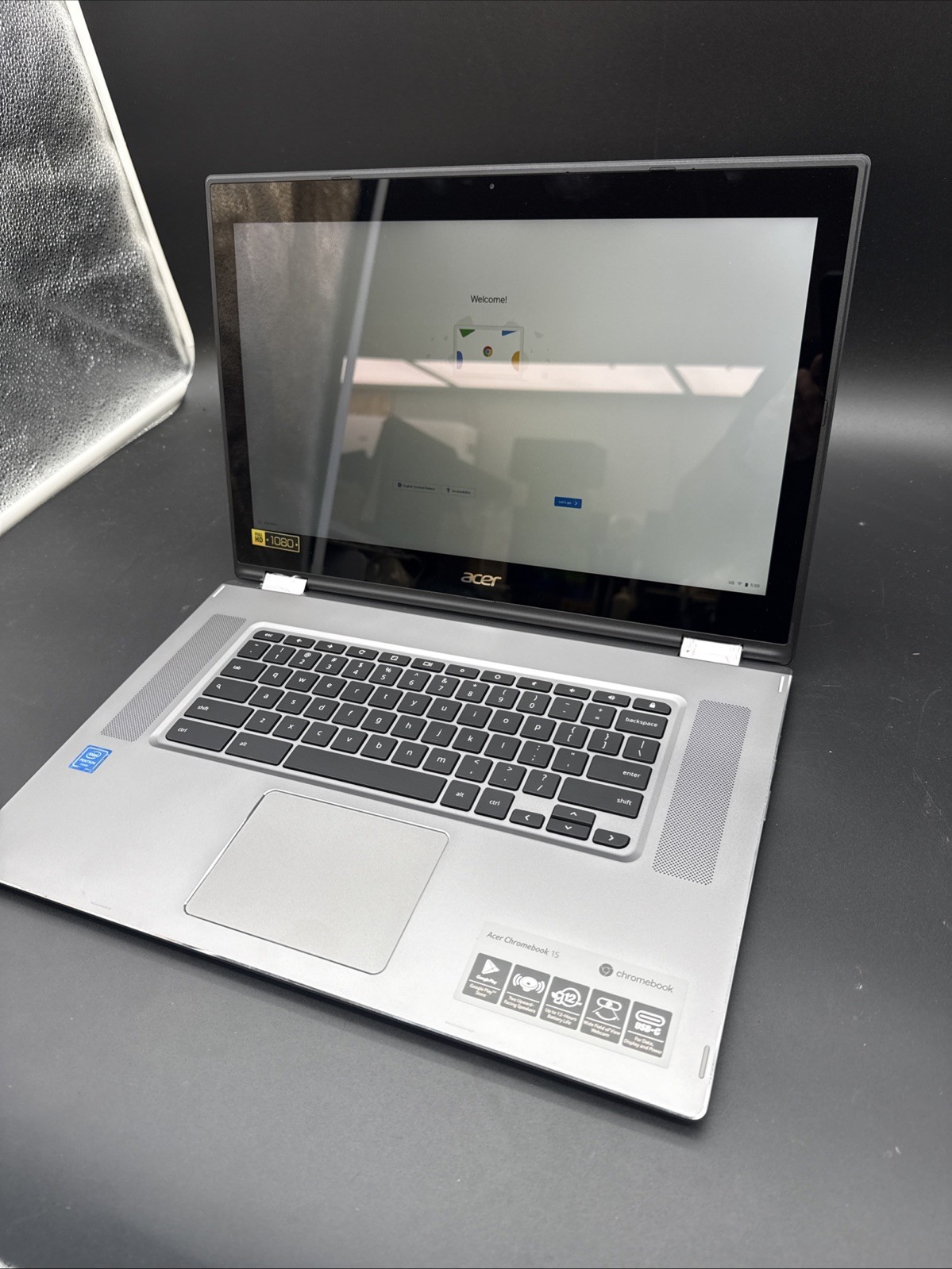 Acer Chromebook Spin 15 CP315-1H Touchscreen FAST SHIPPING. MINT NO Power Cord