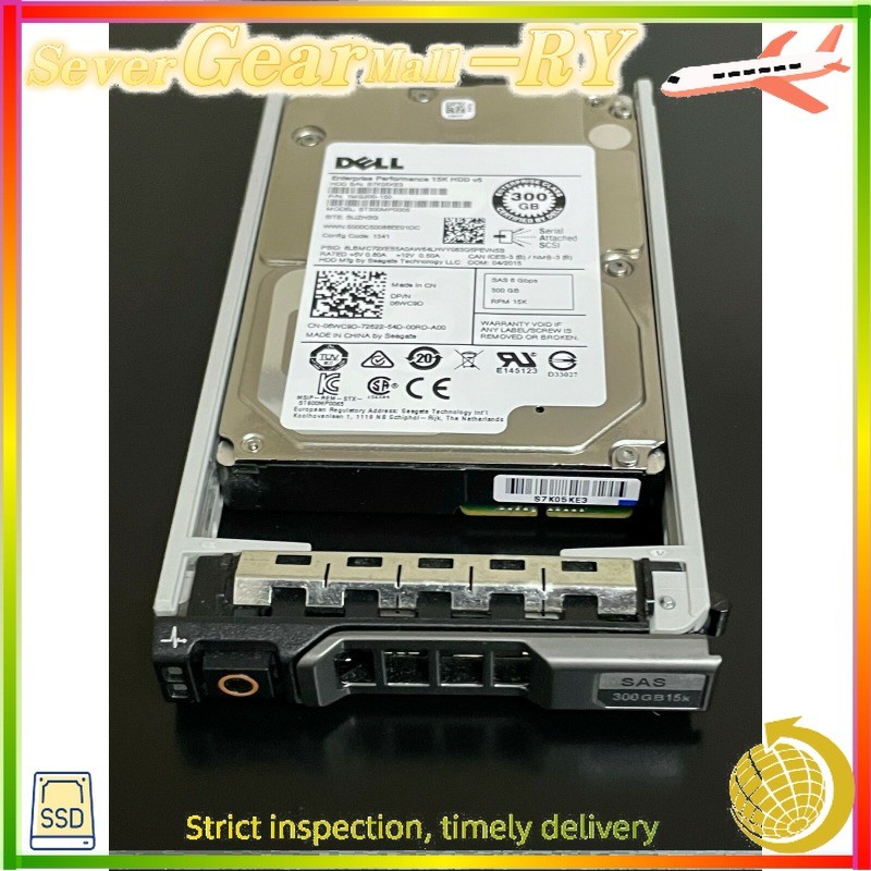 New 6WC9D FOR Dell ST300MP0005 300GB 15K RPM 12Gbps 2.5"SAS SERVER HDD HardDrive