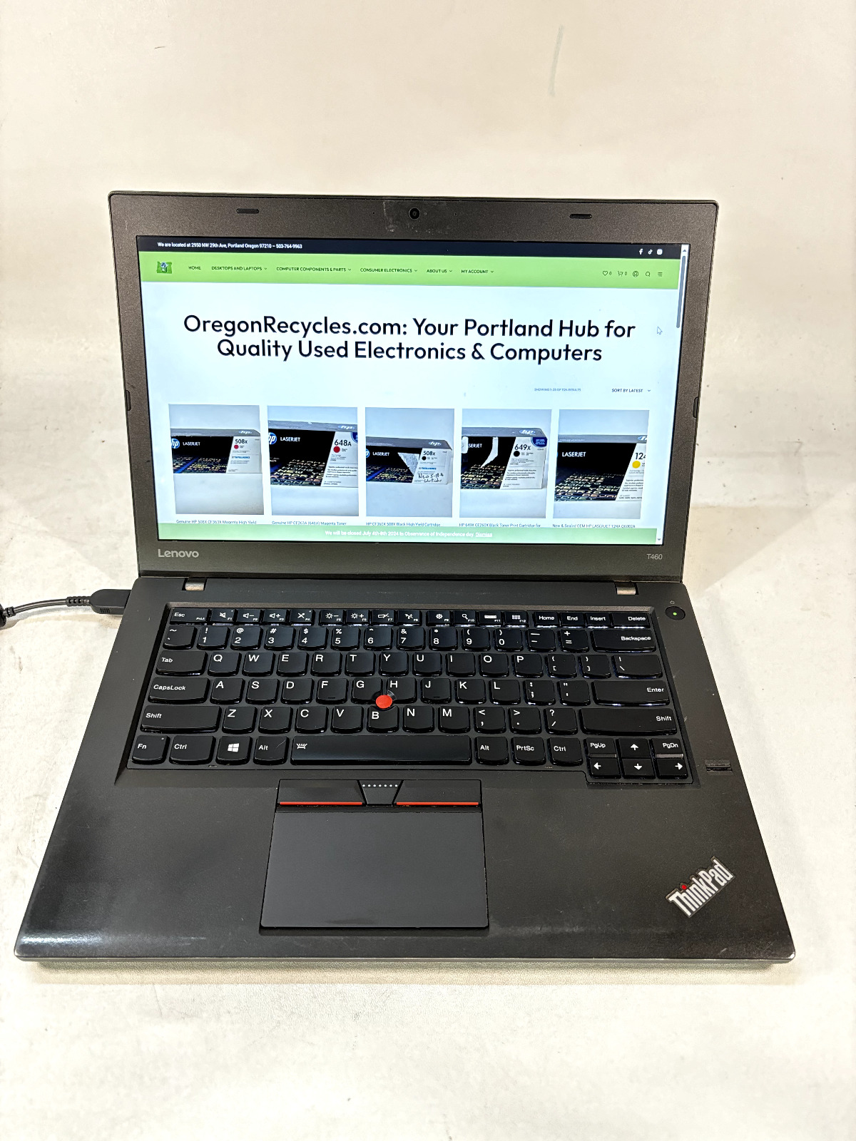 Lenovo ThinkPad T460 Touch i7 6600U 16GB 512GB SSD Windows10 Pro (no battery)