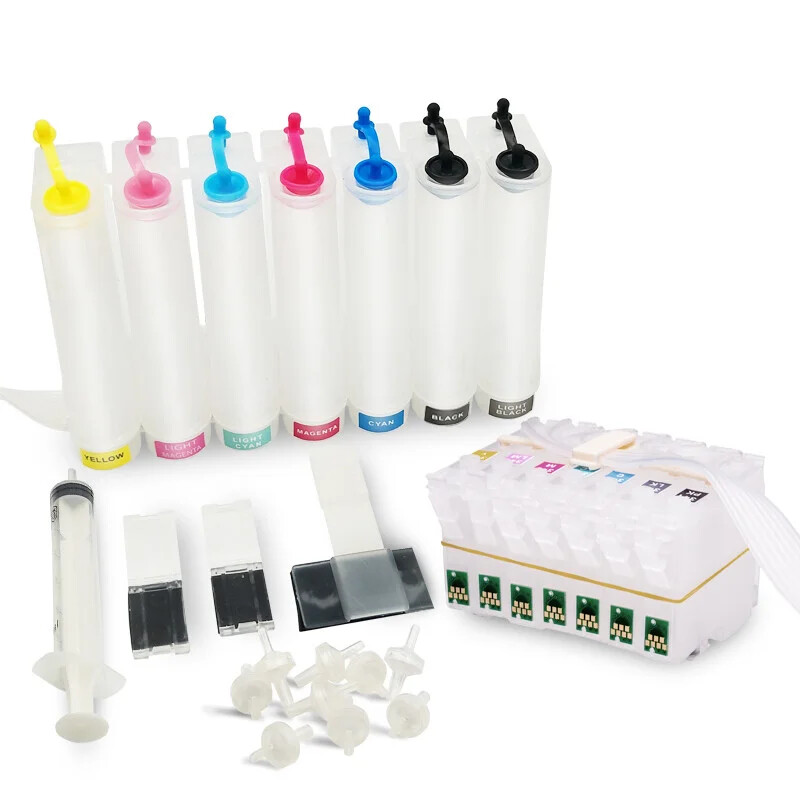 Continuous Ink Supply System Empty Ciss for Epson Stylus Photo 2100 2200 Printer