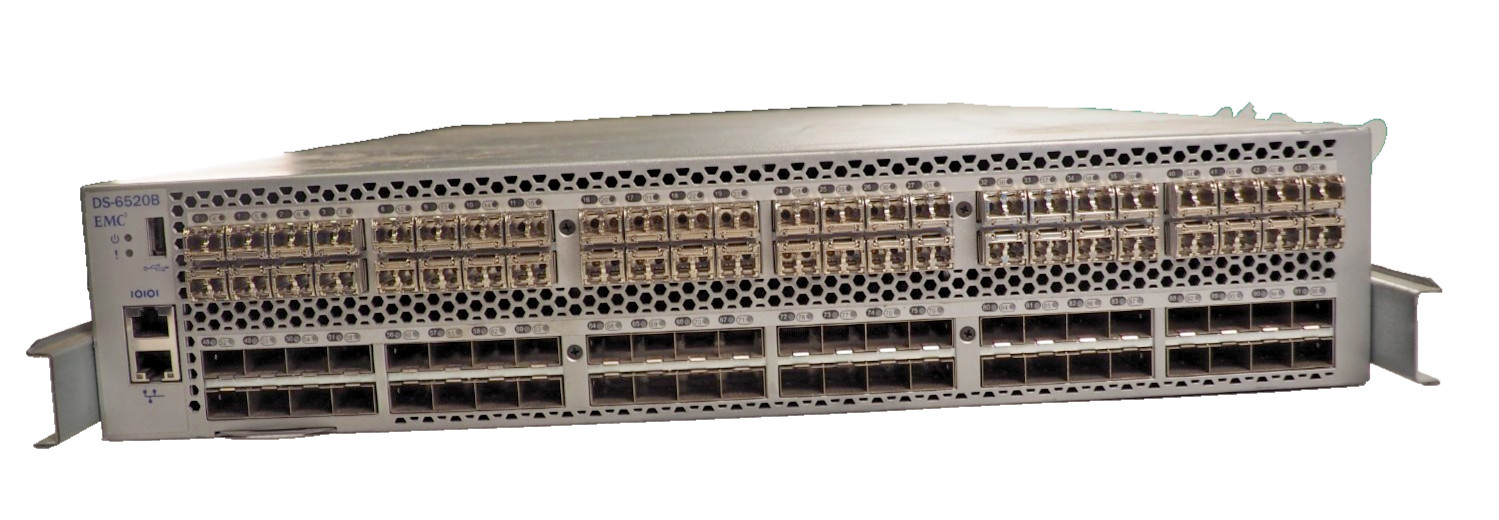 Brocade DS-6520B 100-652-864-00 96-Port SFP Networking Switch w/48*8GB SFPs