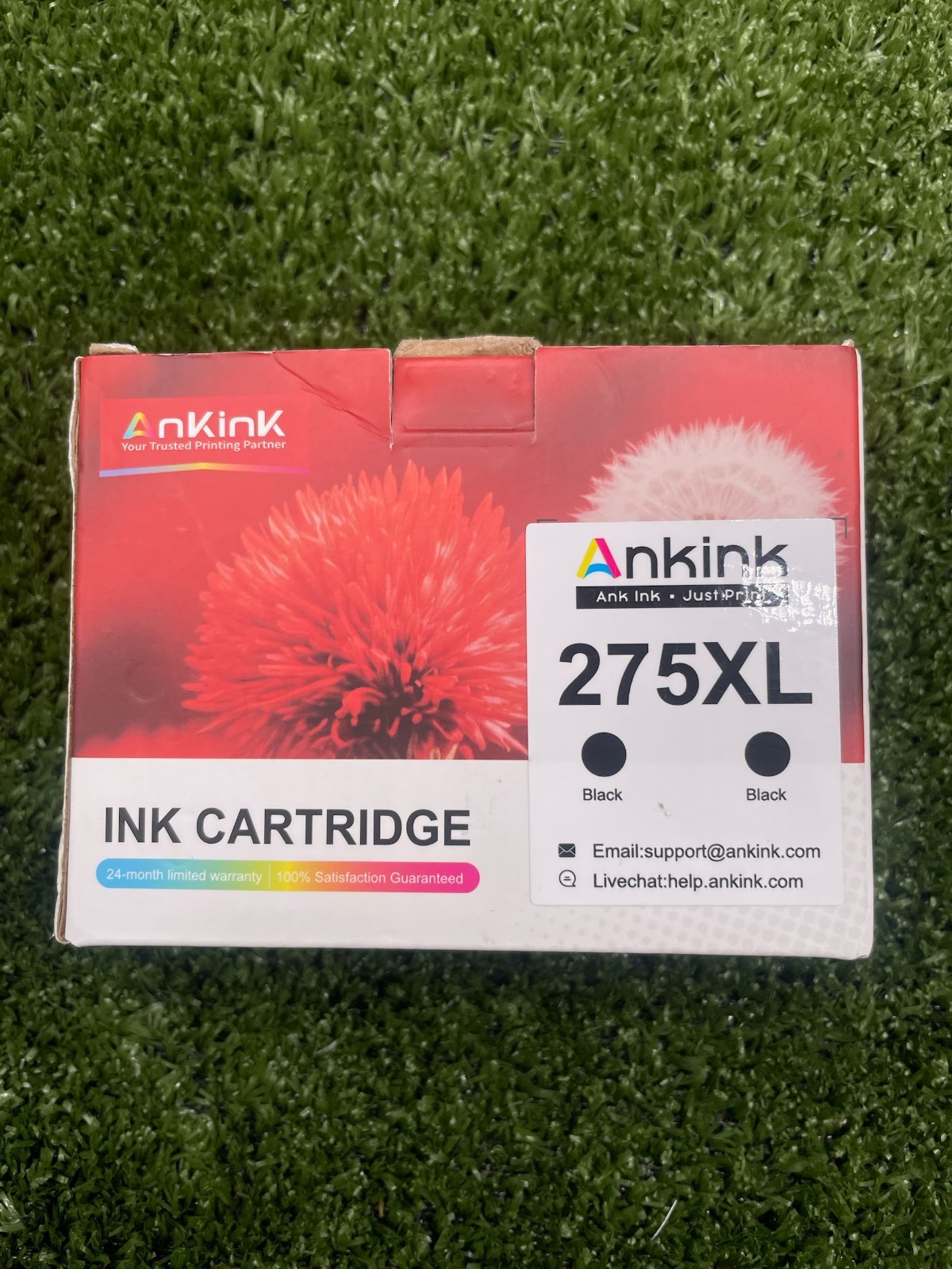 Ankink 275XL Black Ink Cartridge 2 Pack PG-275XL for Canon Pixma TS3520 TR4720