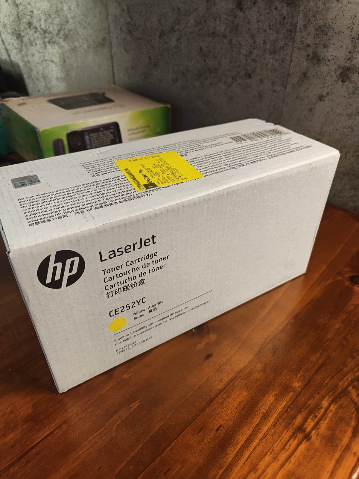 NEW HP CE252YC Toner Catridge for CP3525 CM3530 MFP Sealed