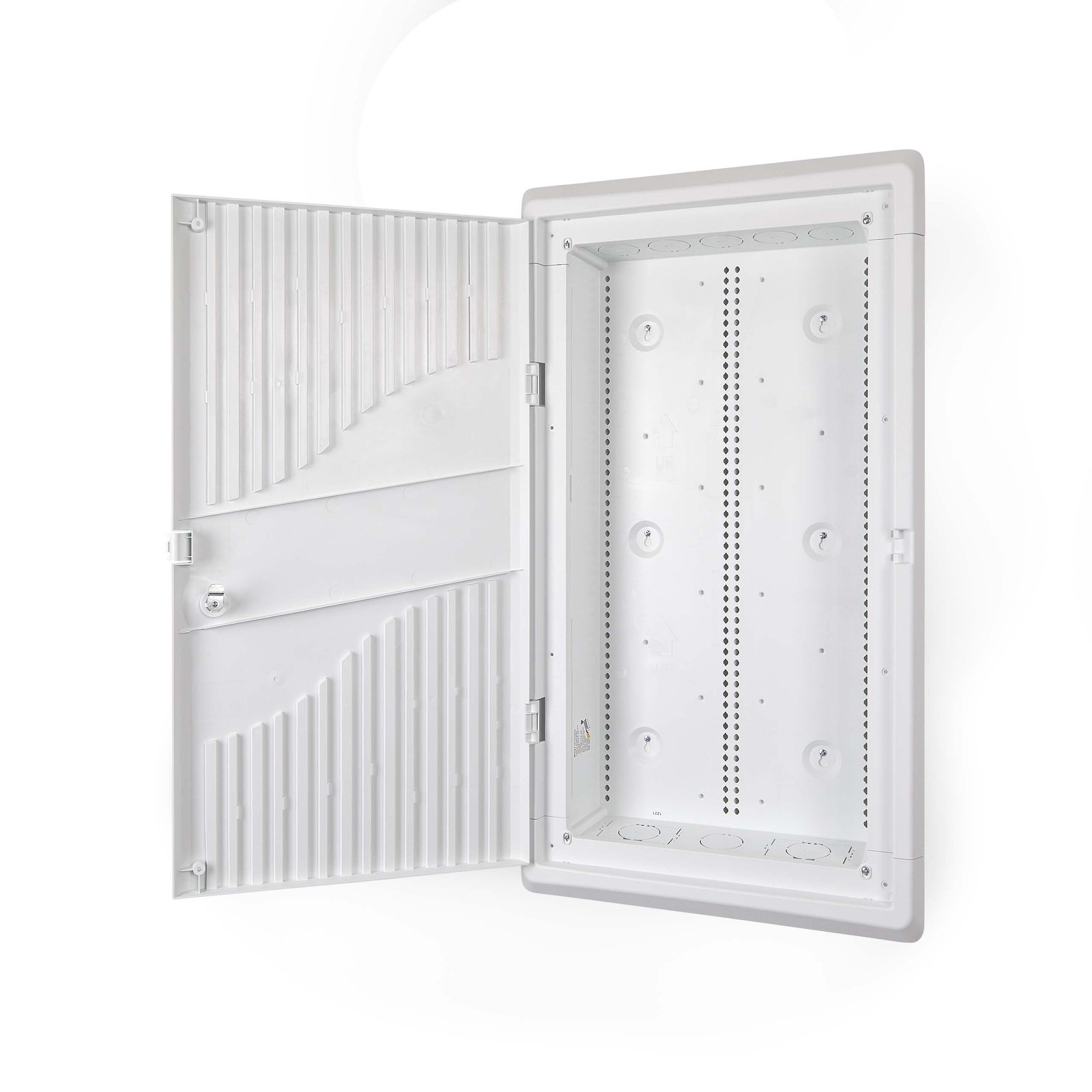 StarTech 28-Inch Wall-Mount Structured Media 5" x 18.40" x 33.20", White