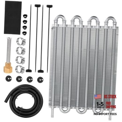 8 Piece Transmission Oil Cooler, Aluminum 8 Pass Tube and Fins, 1405, 405,