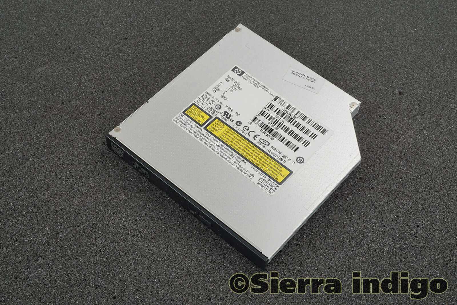 HP 417185-001 DVD-ROM Disk Drive GDR-D10N 386841-001