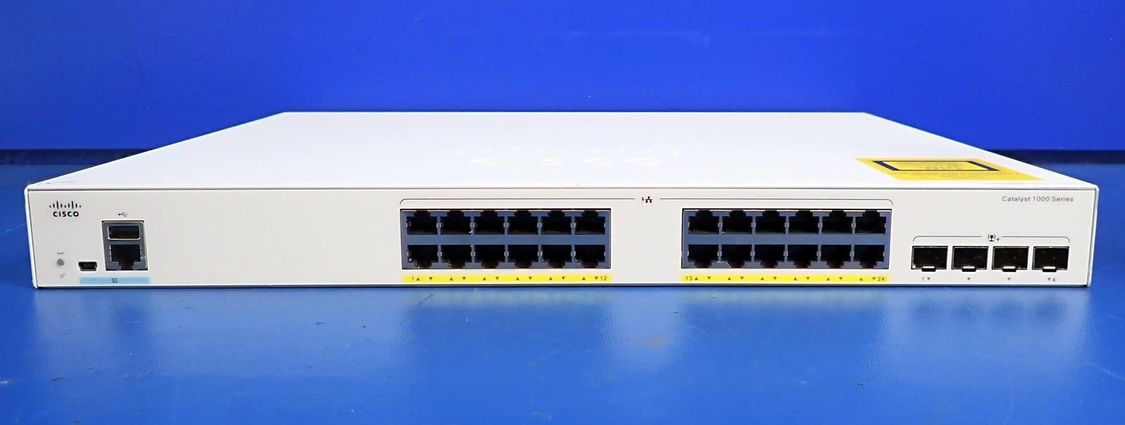 Cisco Catalyst 1000 24x Port Ethernet 4x SFP+ Managed Switch C1000-24FP-4X-L V01