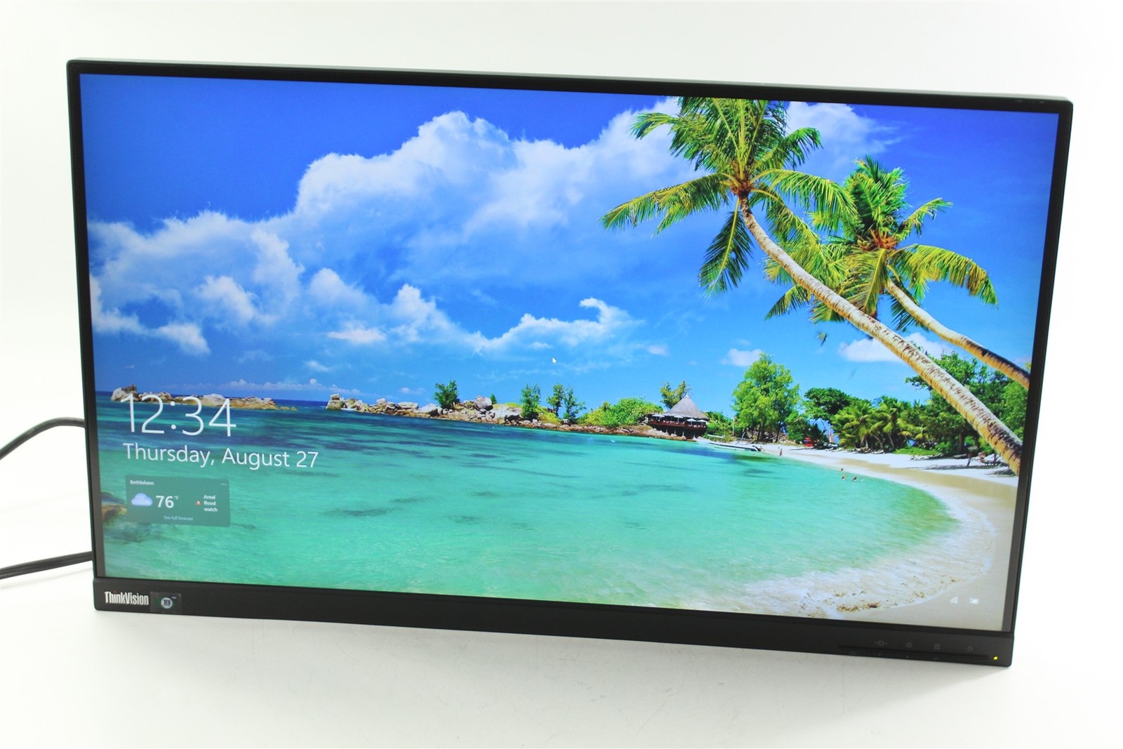 Lenovo ThinkVision T27p-10 27" 3840x2160 60Hz 4K IPS LED Monitor HDMI DP USB-C