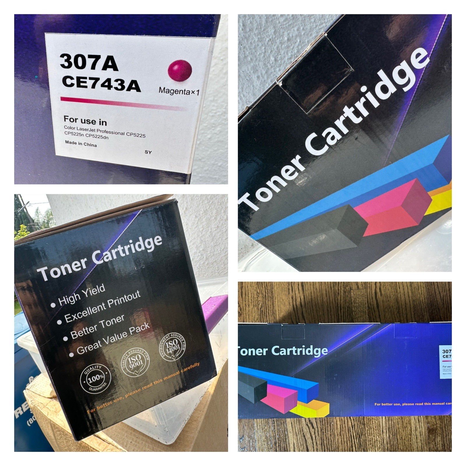Toner Cartridge Laser Jet 307A CE743A Magenta CP5225 CP5225n CP5225dn NEW in Box