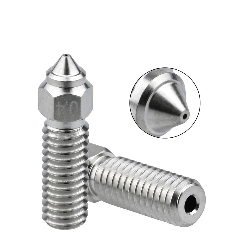 High Flow Nozzle 0.4mm 0.8mm Hardened Steel Plated Copper Nozzle for Creality K1