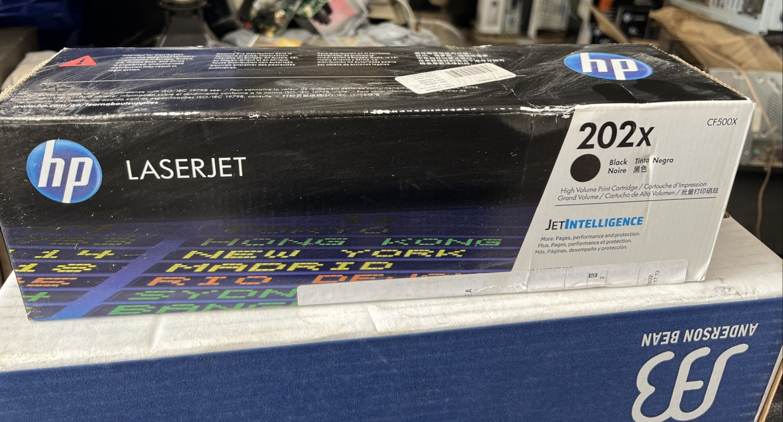Authentic HP 202X High Yield Toner Cartridge  - BLACK CF500X Brand New