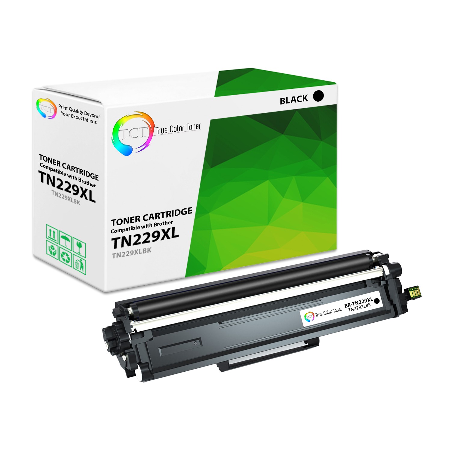 TCT Premium TN229 Black HY Compatible for Brother MFC-L3780CDW Toner Cartridge