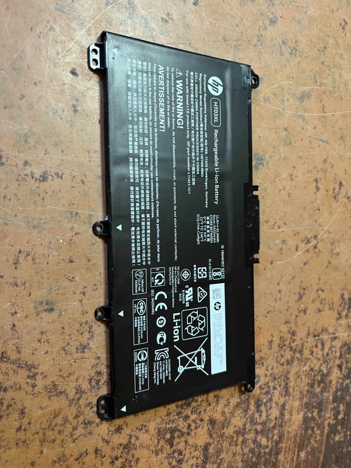 HP 15-DB0010CA 15-DB0010NR 15-DB0011DX 15-DB0015DX 15-DB0017DS Laptop Battery