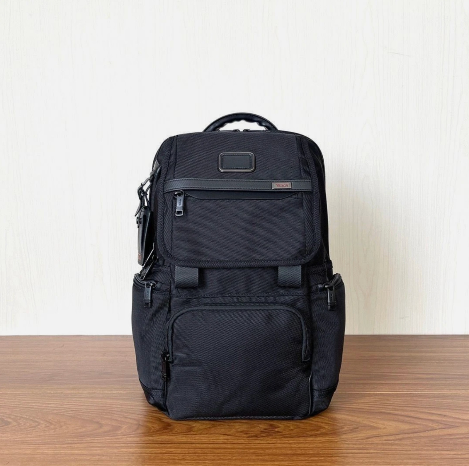 TUMI Alpha 3 Bravo Black Backpack Business 15" Laptop Ballistic Nylon