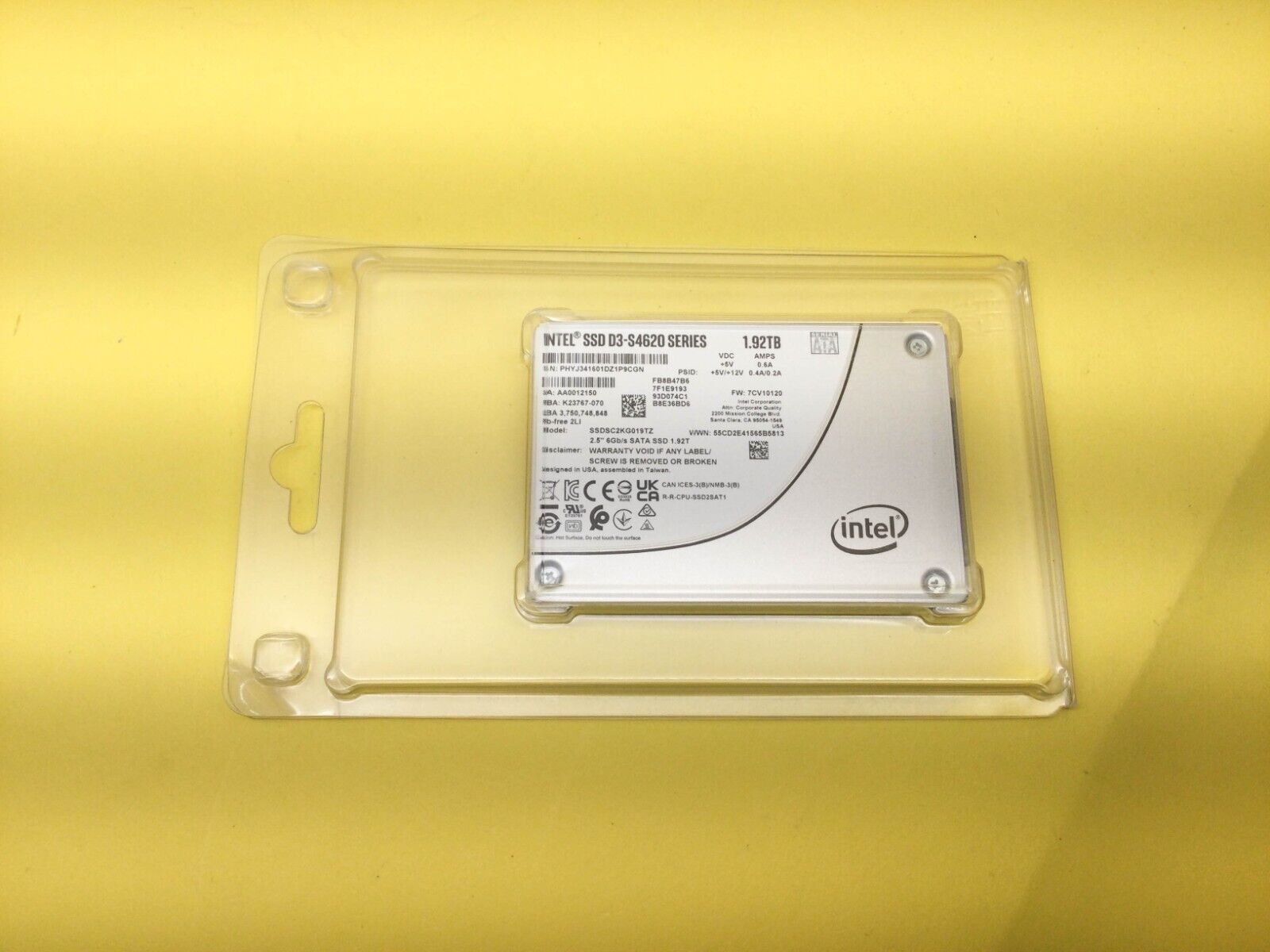 Intel D3-S4620 Series 1.92TB SATA 6Gb/s 2.5\
